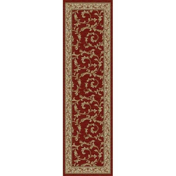 Runner Rug, 2 ft. 3 in. x 7 ft. 7 in. Jewel Veronica - Red, Concord Global Trading, Mfr#: 43902